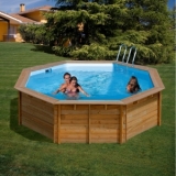 Wooden Pool tonda - Piscina fuori terra in legno - Img 2